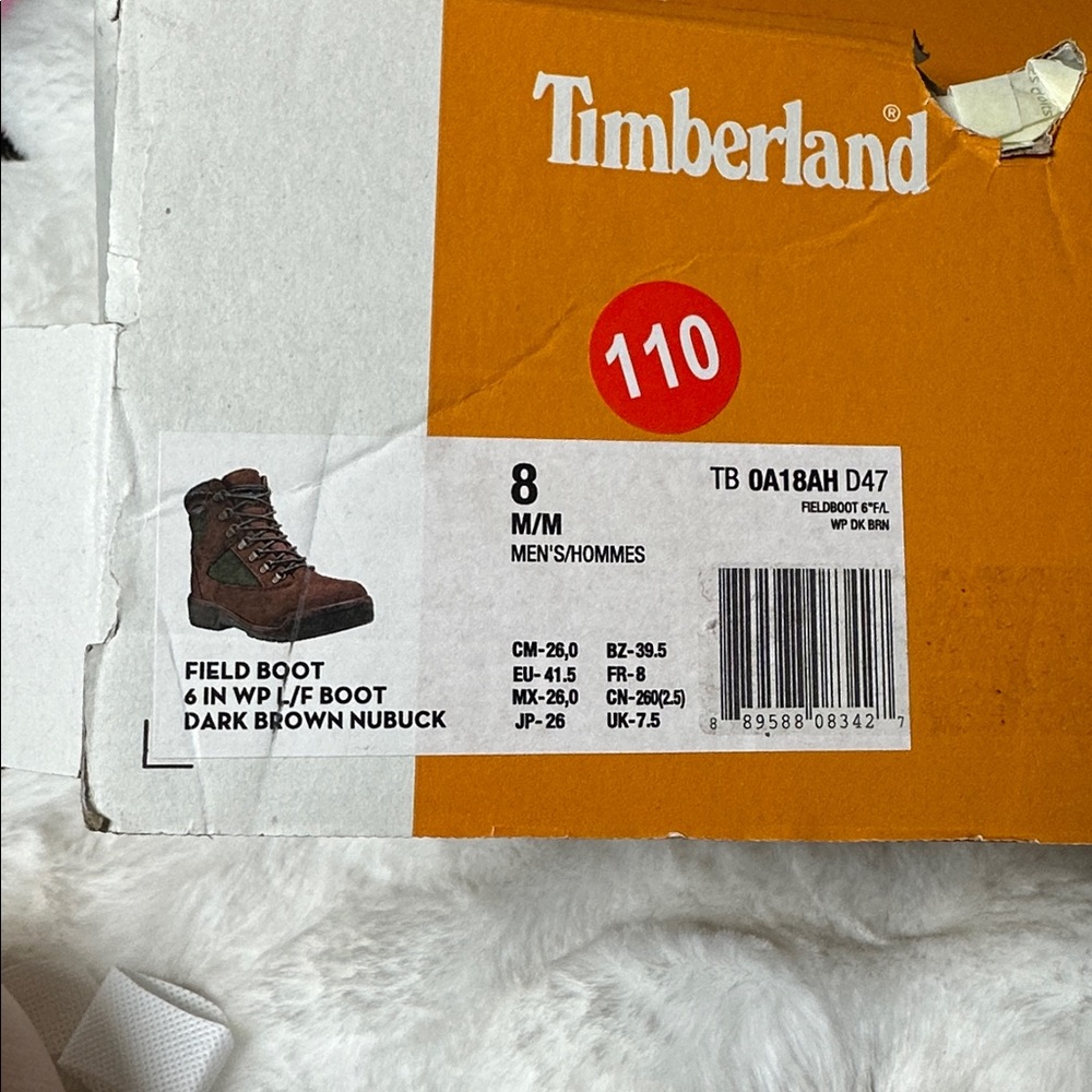Timberland Men's Dark Brown and Green Boots - Picture 7 of 9